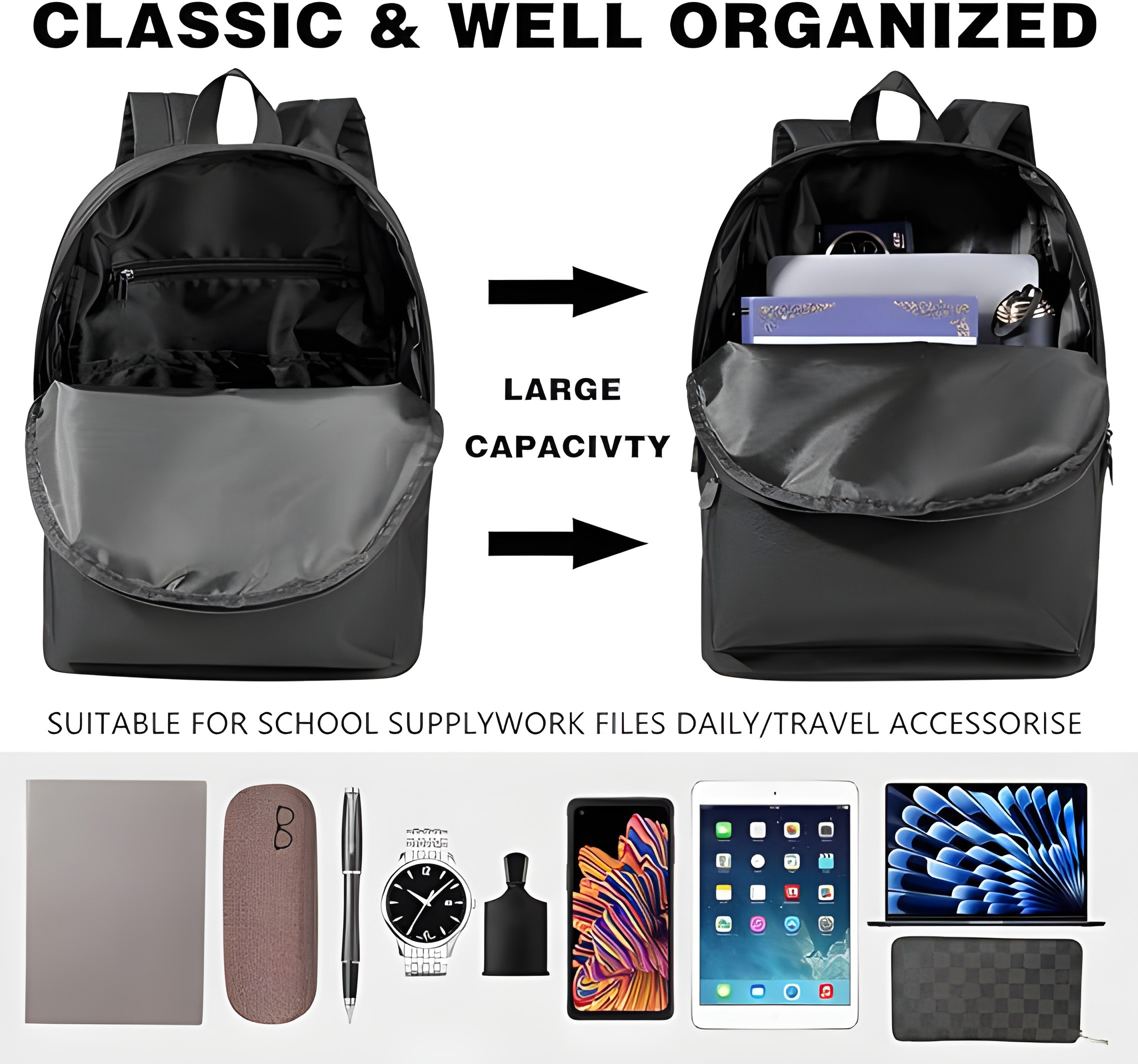 Lightweight Waterproof Kids Backpack - Image 4