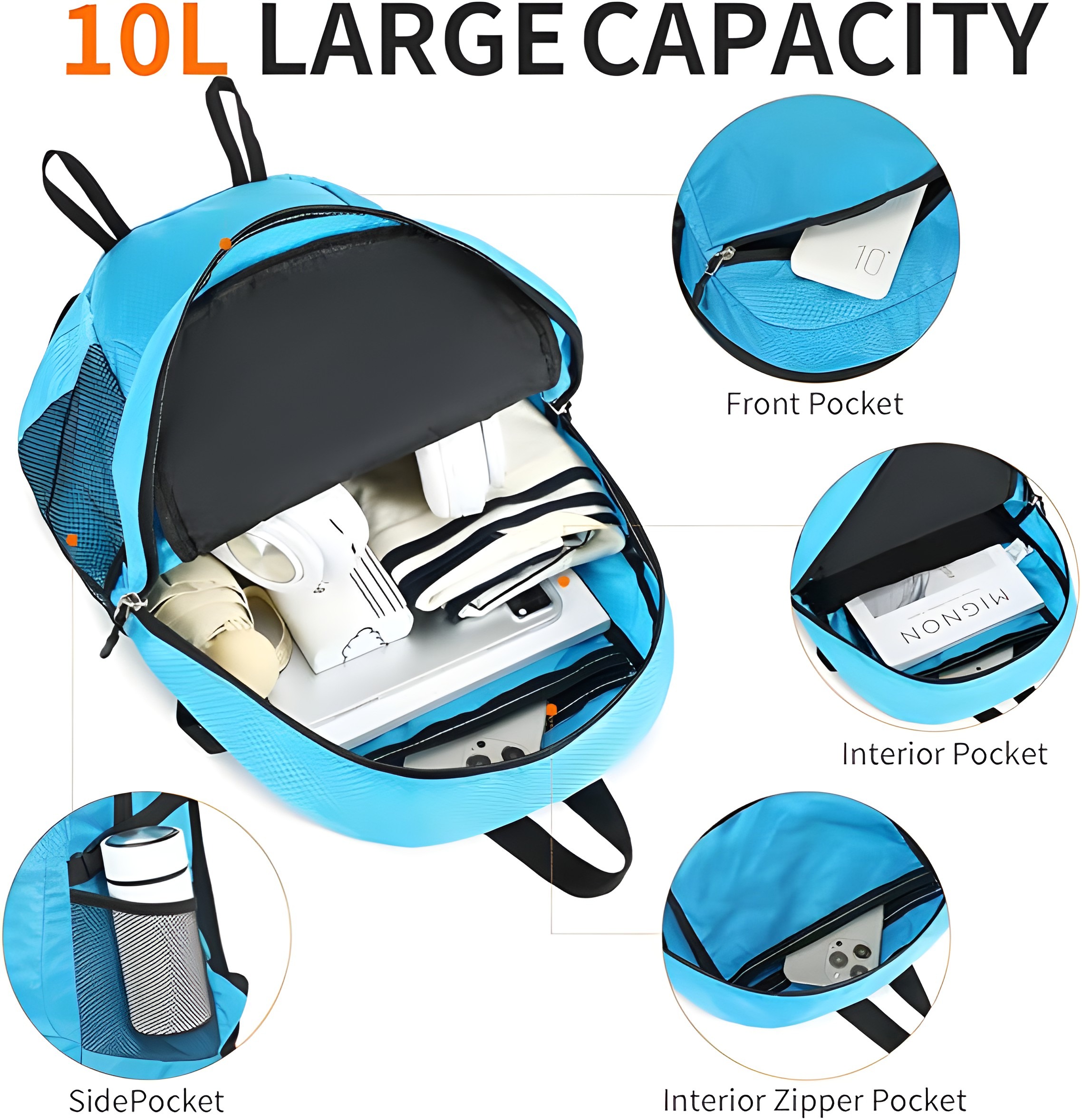 Ultralight Waterproof Hiking Backpack - Image 5