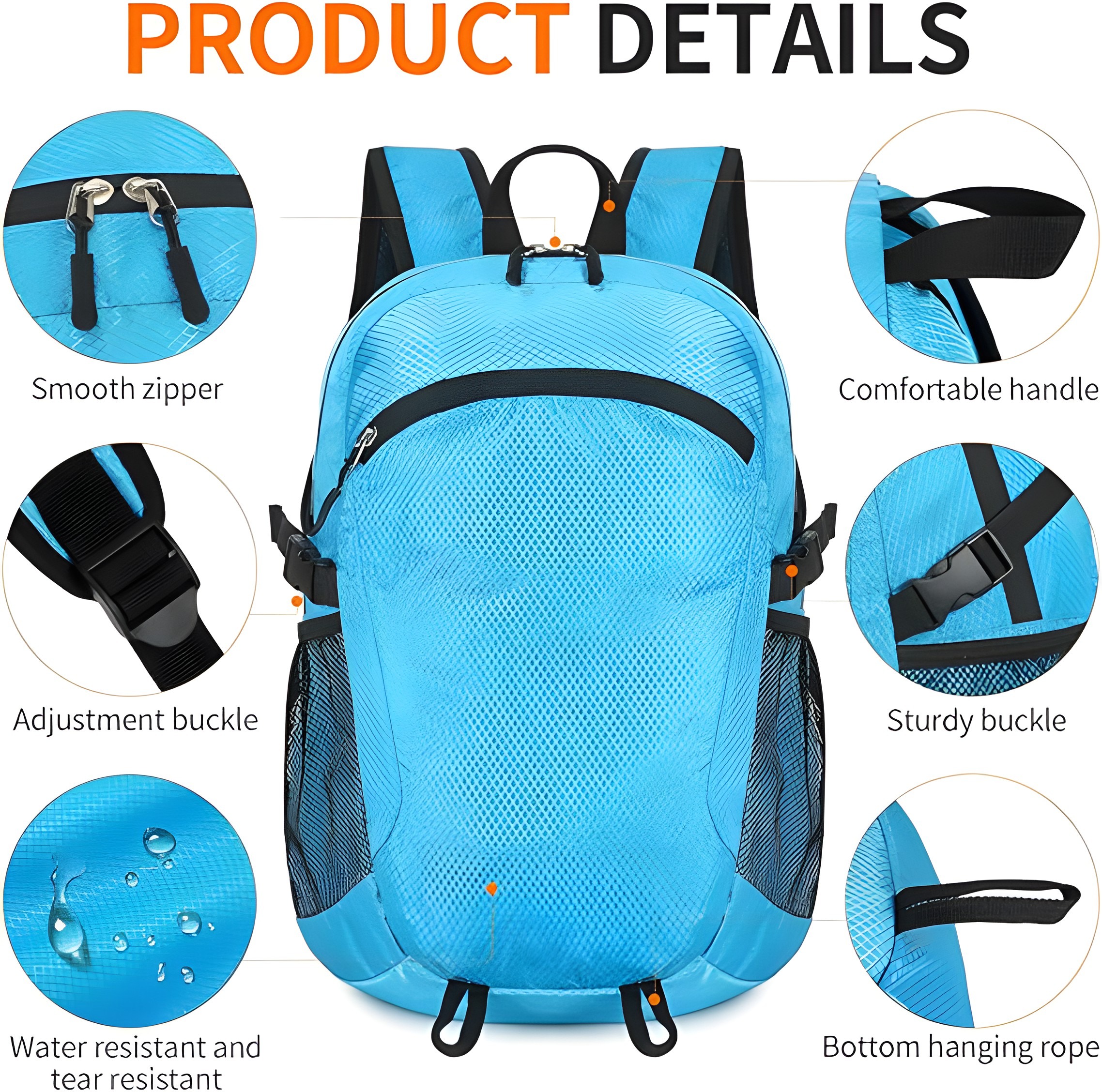 Ultralight Waterproof Hiking Backpack - Image 3