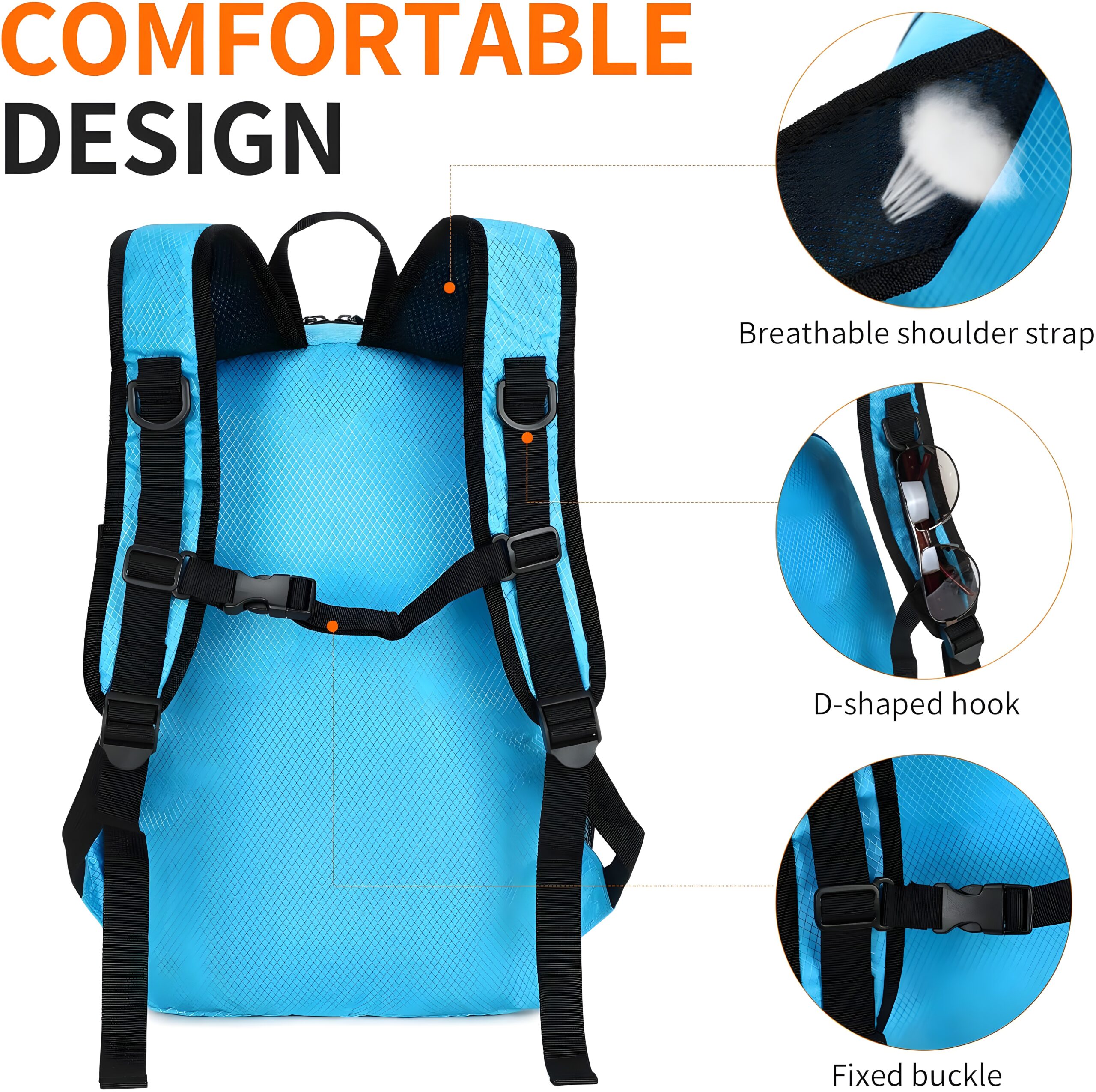 Ultralight Waterproof Hiking Backpack - Image 2