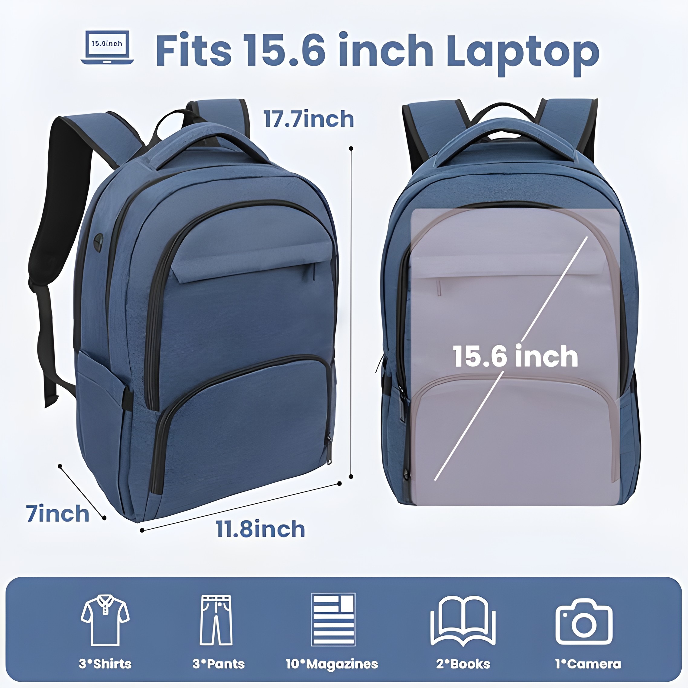 AeroShield waterproof Travel Backpack - Image 6