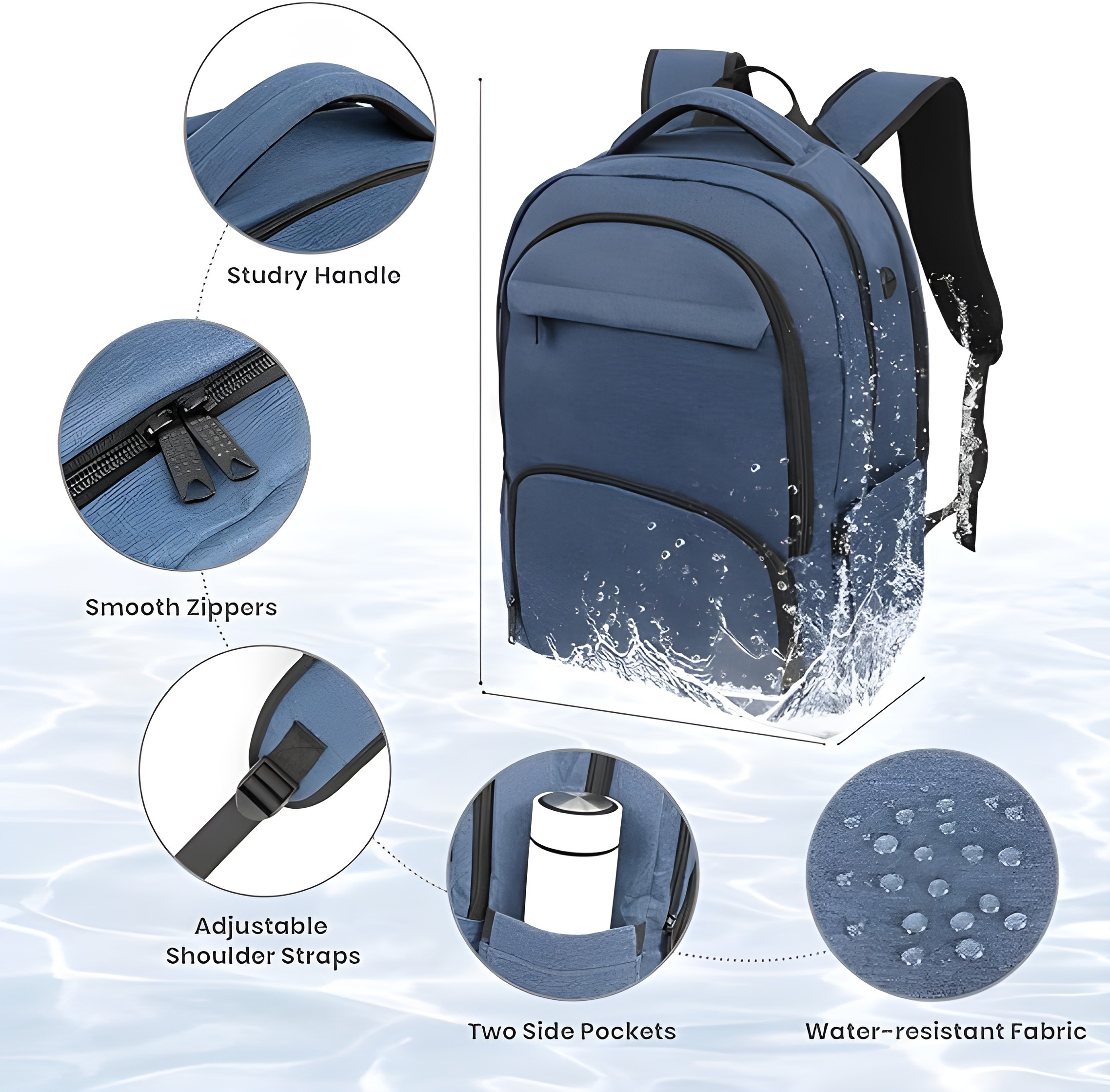 AeroShield waterproof Travel Backpack - Image 2