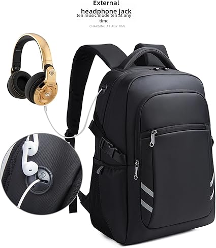 Water Resistant Travel Laptop Backpack - Image 5