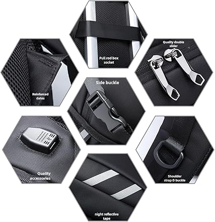 Water Resistant Travel Laptop Backpack - Image 3