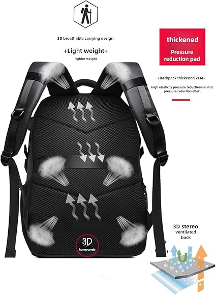 Water Resistant Travel Laptop Backpack - Image 2